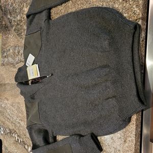 Barbour storm half zip sweater small